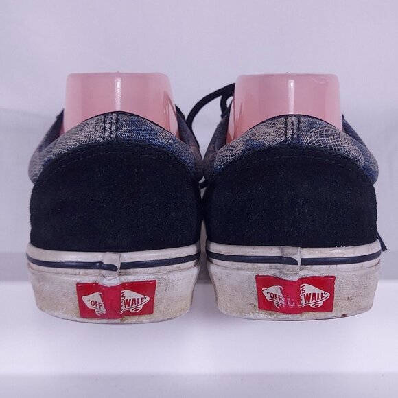 Vans Wireframe Skull Shoes Sneakers Canvas Suede Lace Up Mens 7.5 Womens 9 main image 4
